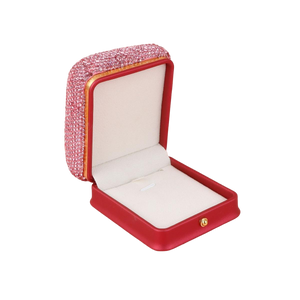 Gorgeous Pink Crystal Ring Box
